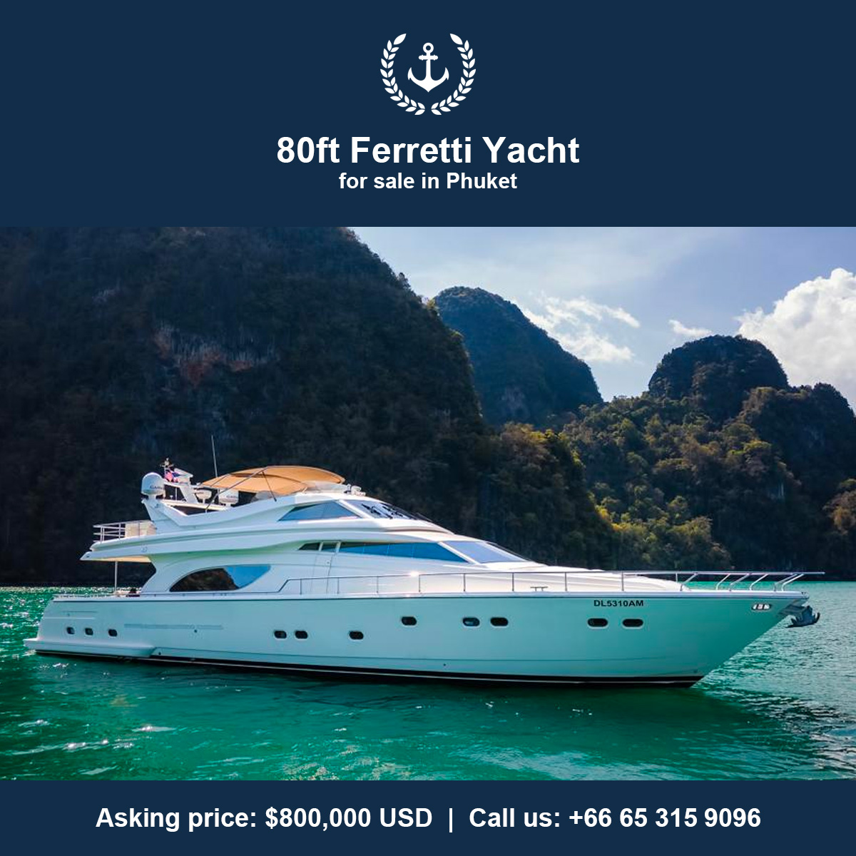 80ft Ferretti